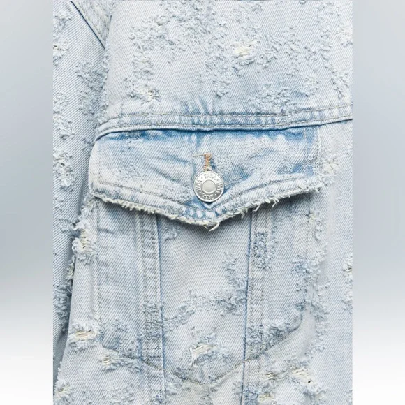 ✨SALE✨ ZARA OVERSIZED DENIM JACKET ✨SALE✨ - Picture 10 of 14